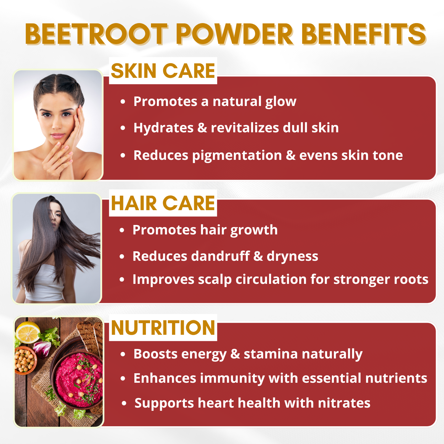 Beetroot Powder | 100% Pure Organic Beetroot Powder - 100g