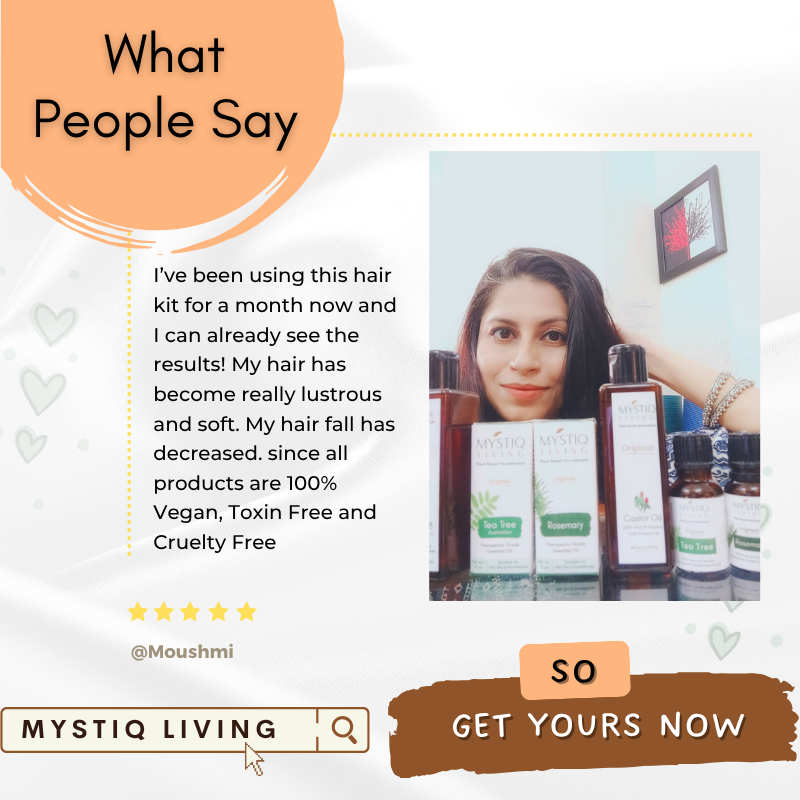 Hair Care Kit for Hair Fall, Dandruff, Moisturizing Hair | DIY All-in-one Hair Care Kit