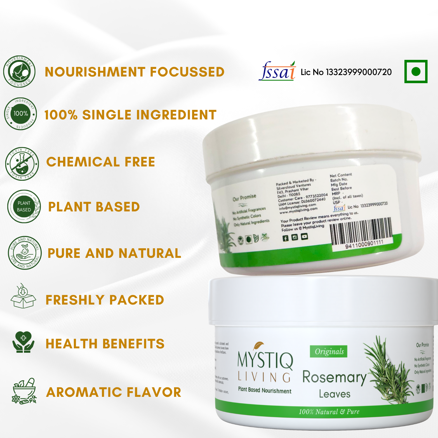 Rosemary Leaves  | Organic Dried Rosemary Leaves