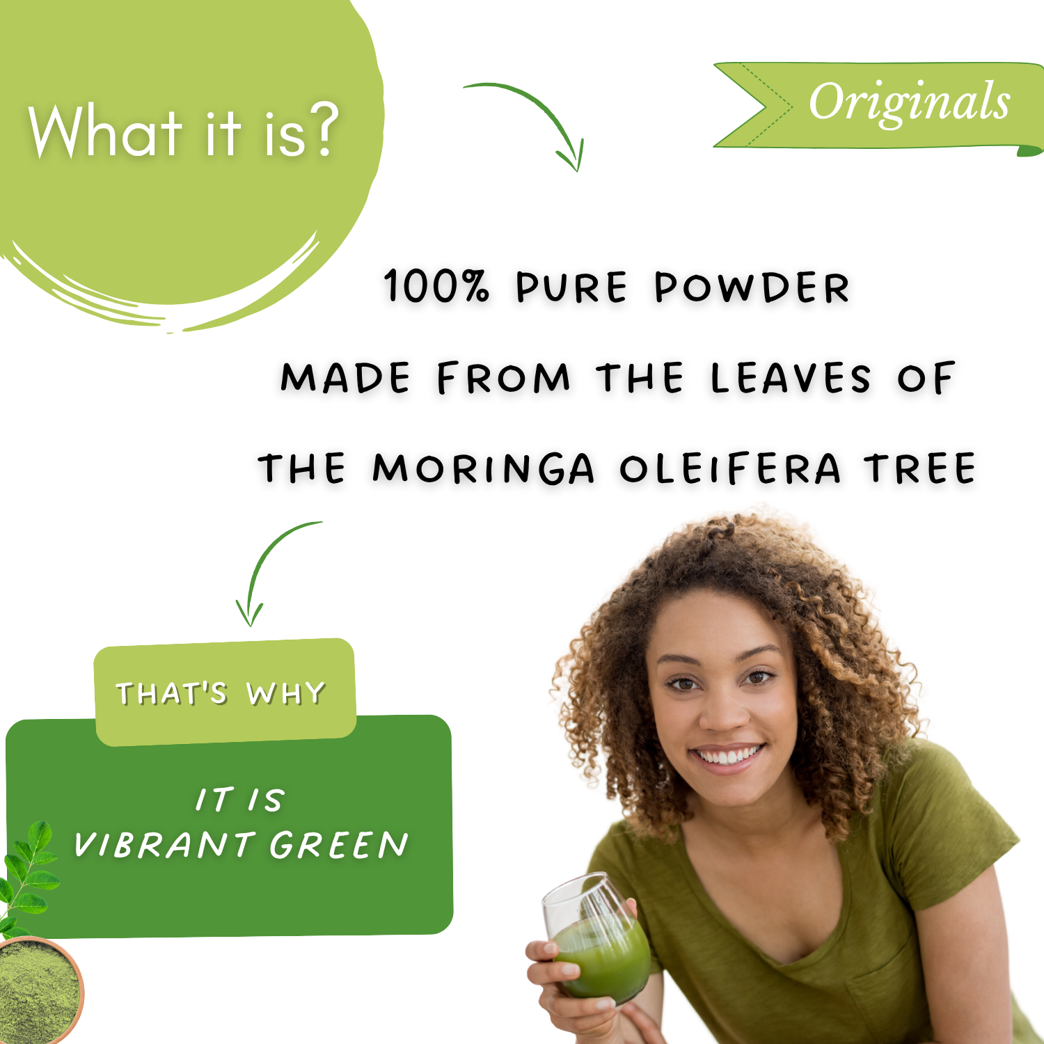Organic Moringa Leaves Powder - 100 GM | 100% Pure & Nutrient-Rich Superfood fro Weight Loss
