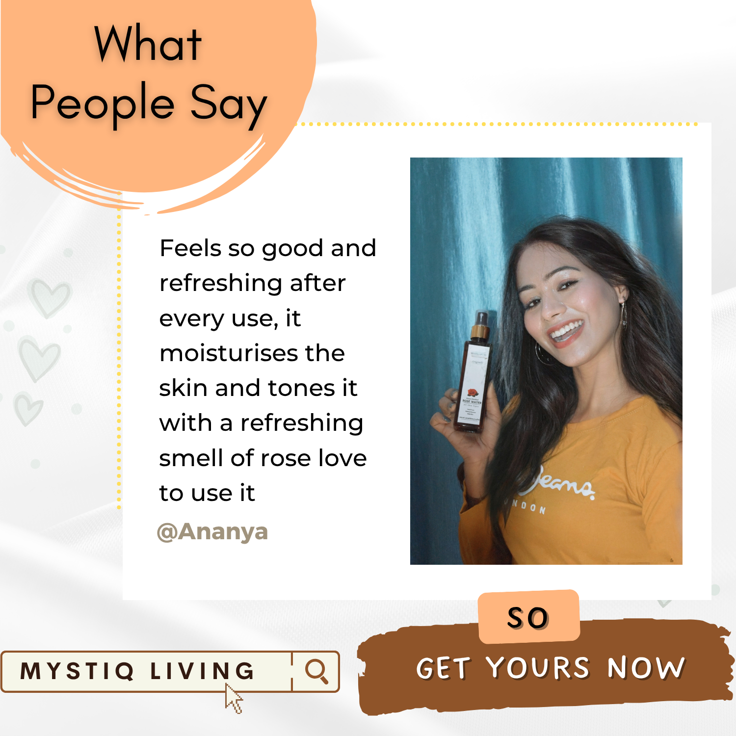 Rose Water (Hydrosol) for Cleansing and Hydration of Face and Skin