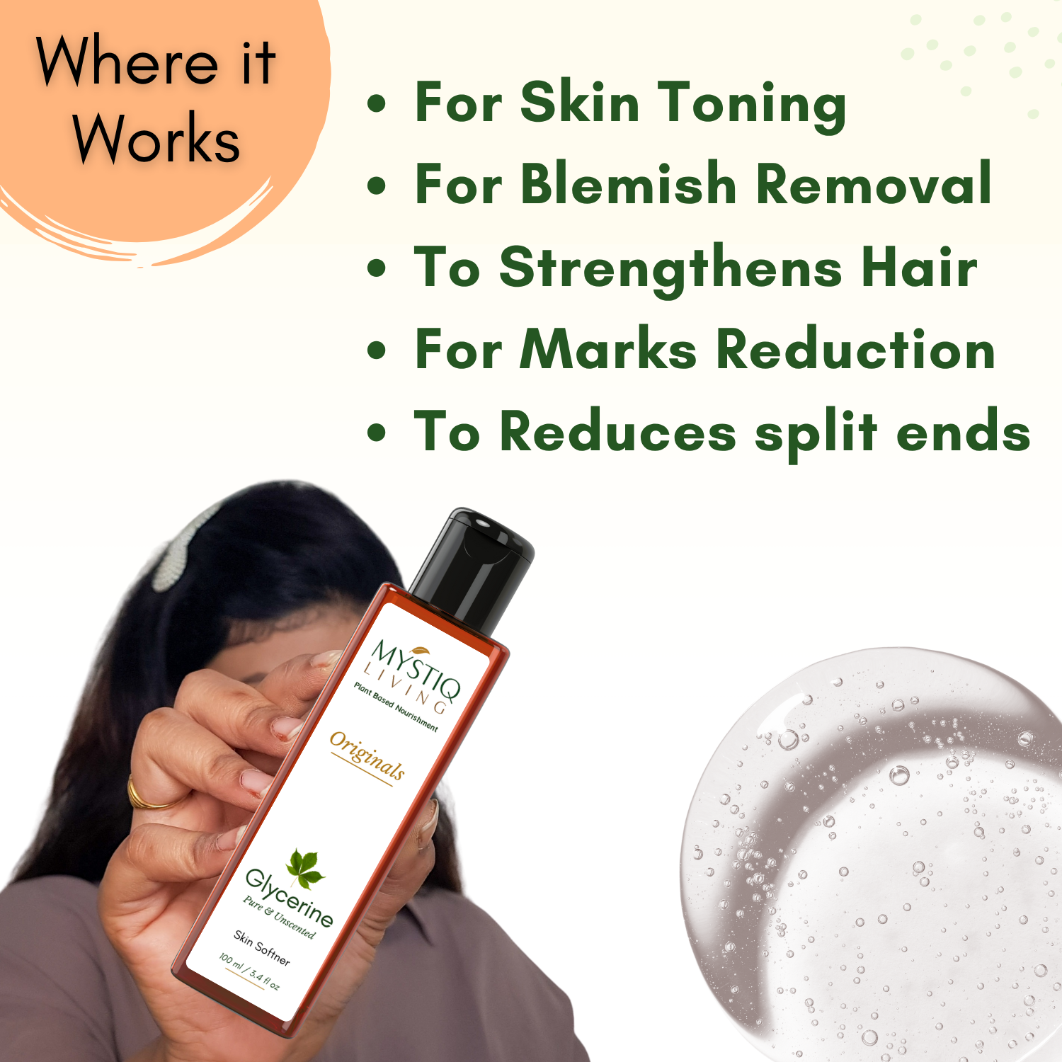 Glycerine for Face, Skin and Body Care