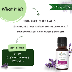 Lavender Essential Oil for Skin, Hair & Aromatherapy