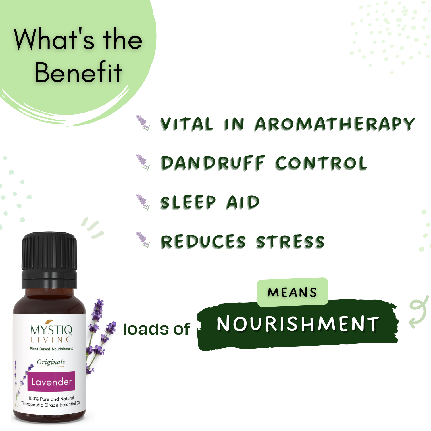 Lavender Essential Oil for Skin, Hair & Aromatherapy