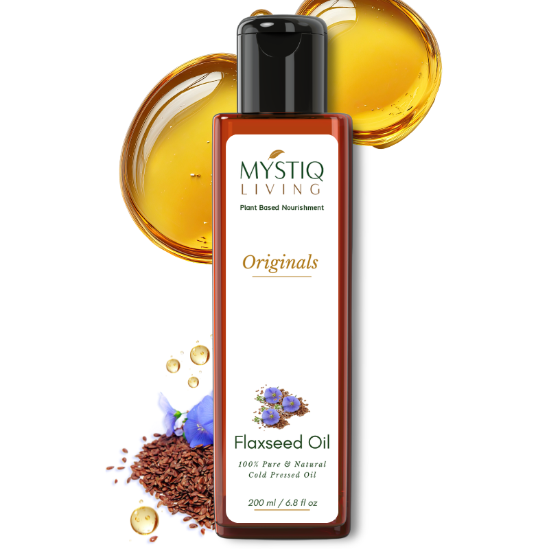 Flaxseed Oil | Cold Pressed, 100% Pure & Natural