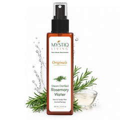 Rosemary Water for Hair Growth, Hair Mist Spray | Steam Distilled, 100% Pure and Natural Hydrosol