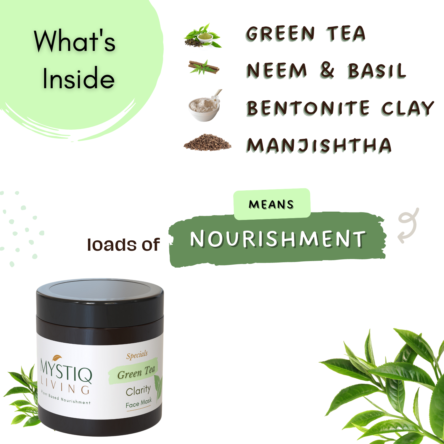 Green Tea Clarity Face Mask - nourishment