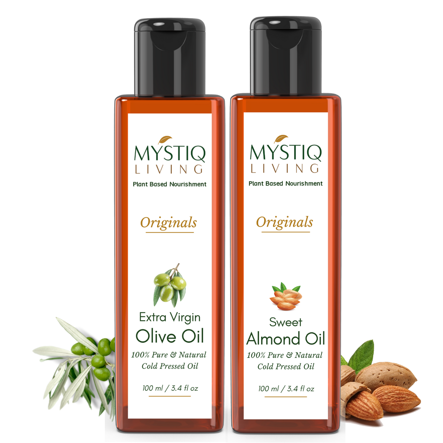 Combo - Extra Virgin Olive Oil & Sweet Almond Oil