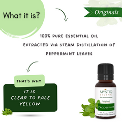 100% pure perppermint essential oil
