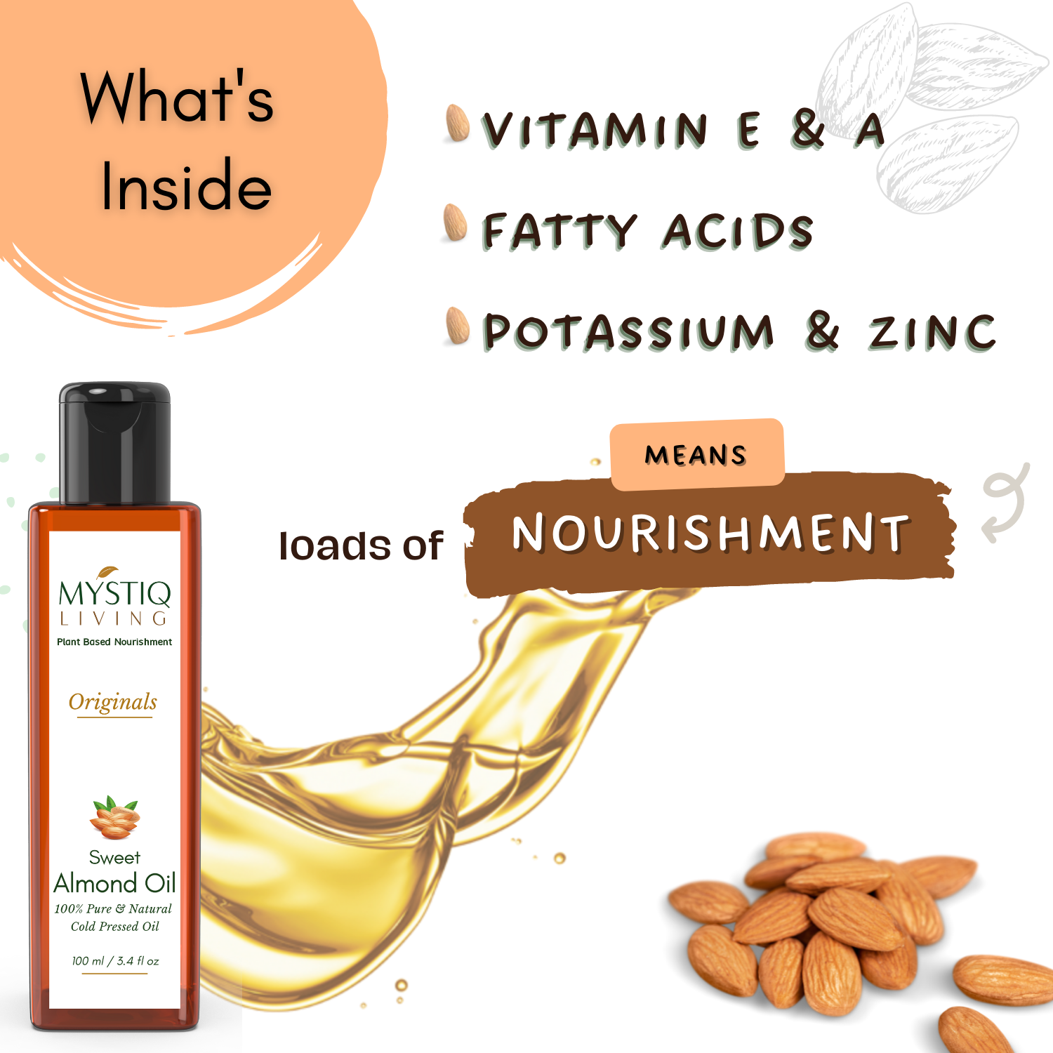 nourishment of  Sweet Almond Oil