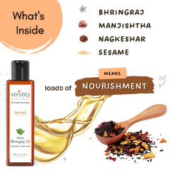 nourishment of maha bhringraj oil