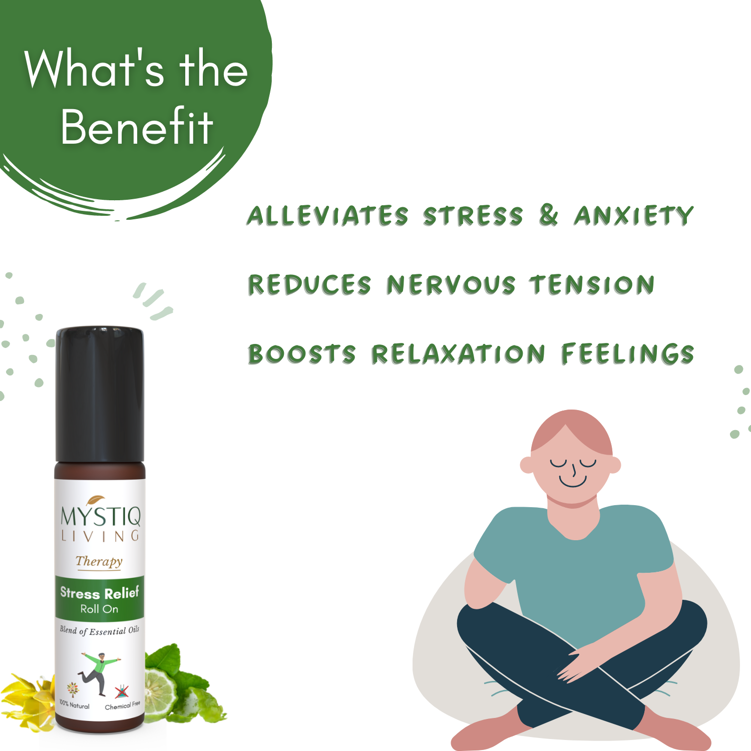 benefits of  Stress Relief Roll On 