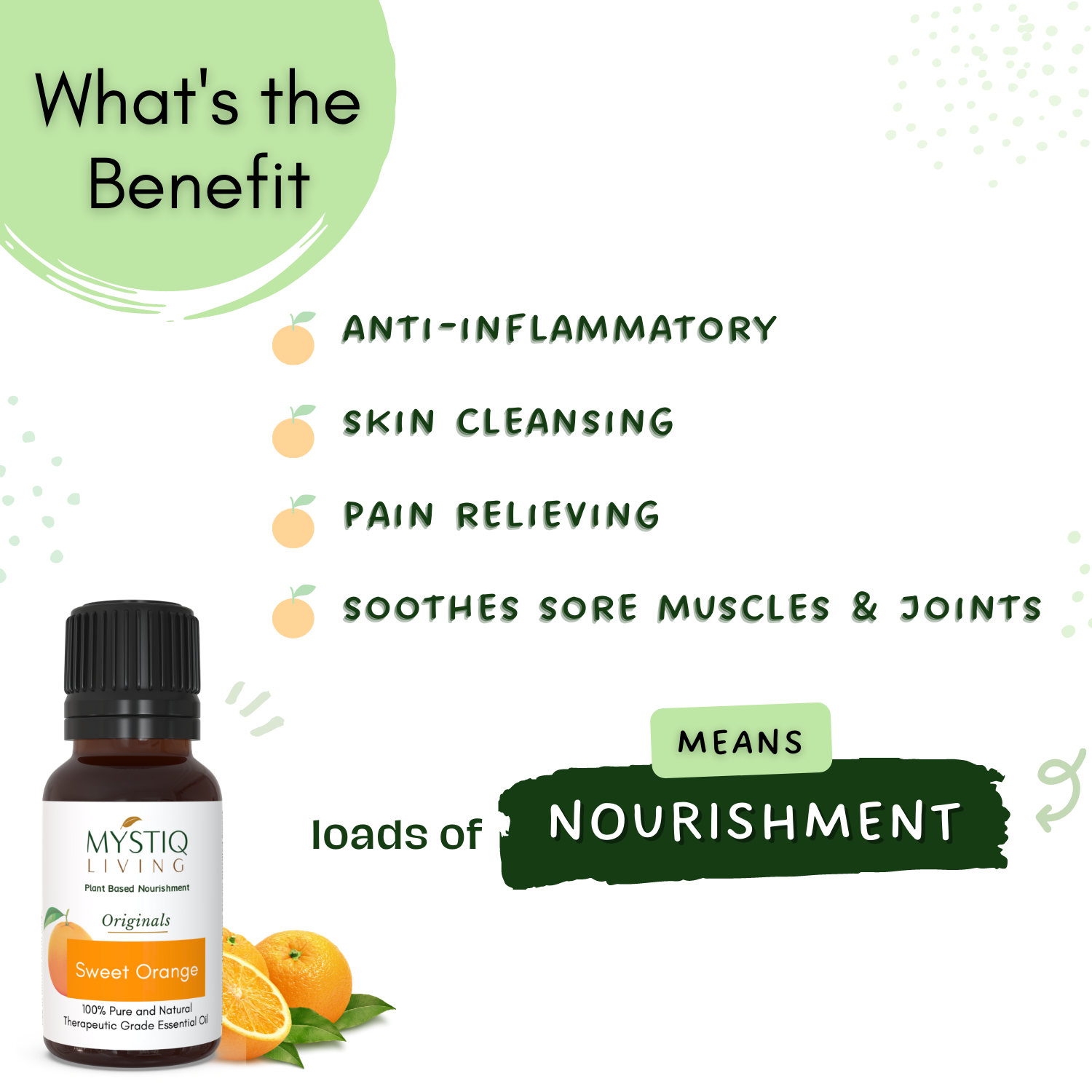 nourishment of Sweet Orange Essential Oil 