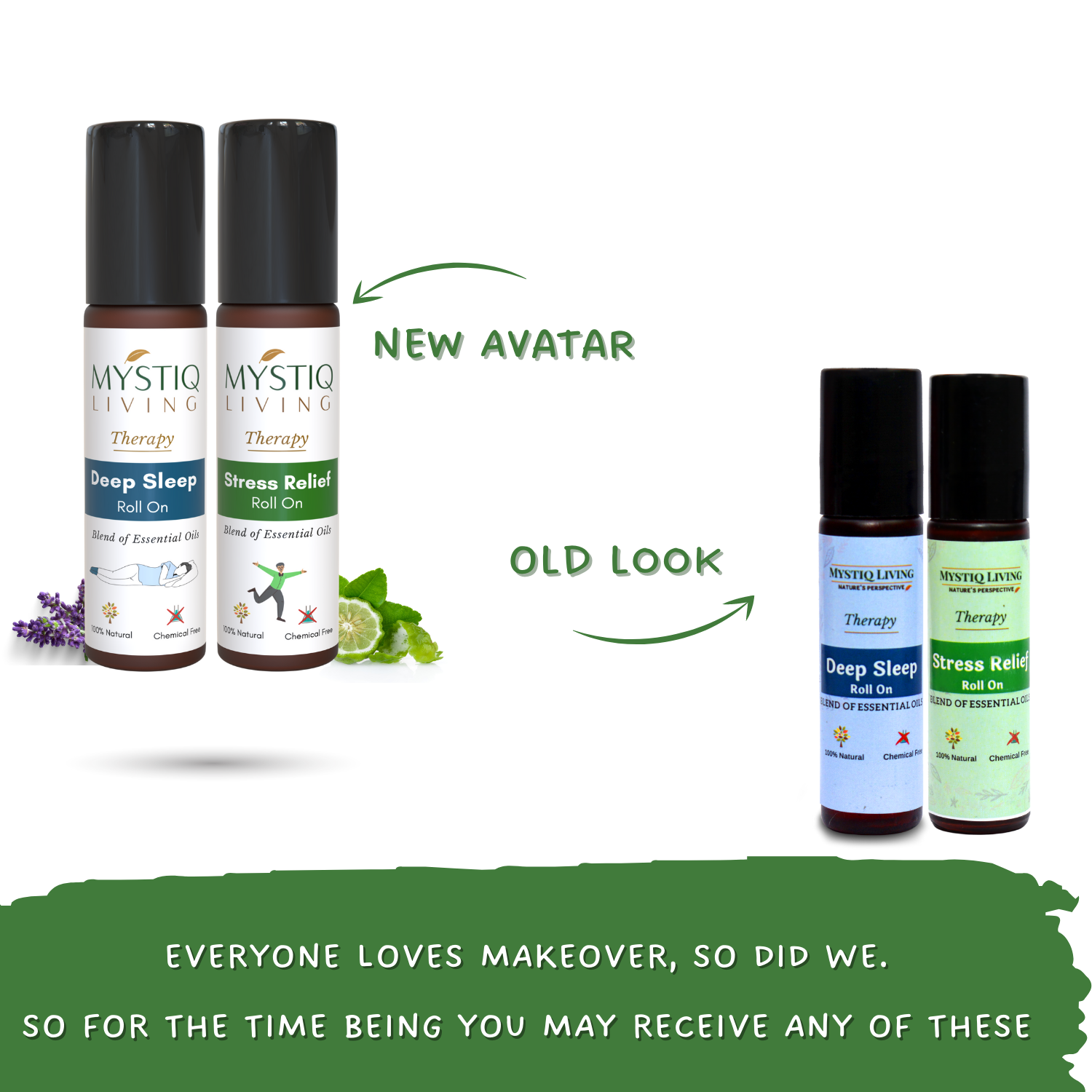 Combo - Stress Relief & Deep Sleep Roll On - Mystiq Living