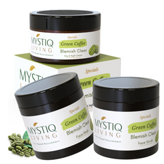 Green Coffee Blemish Clear Kit - Ayurvedic Beauty Regime For Pigmentation and Dark Spots Removal - Mystiq Living